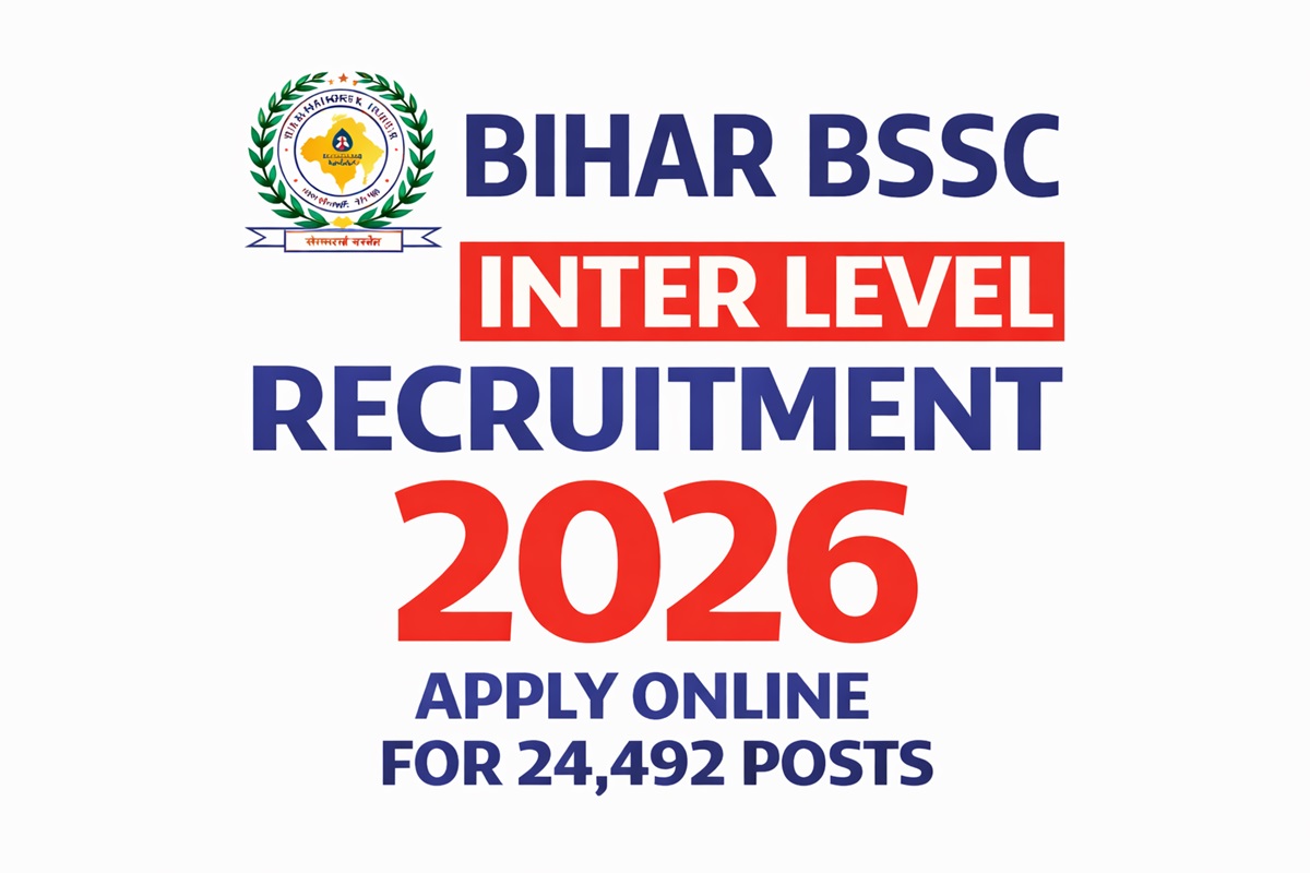 Bihar BSSC Inter Level Recruitment 2026