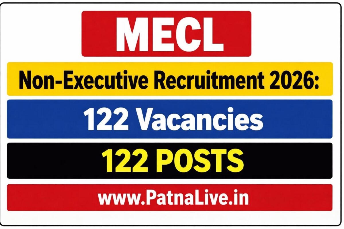 MECL Non-Executive Recruitment 2026: 122 Vacancies